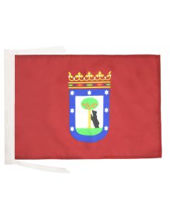 DRAPEAU MADRID 45x30cm - PAVILLON VILLE DE MADRID 30 x 45 cm haute qualité