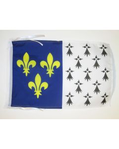 DRAPEAU BREST 45x30cm - PAVILLON BRESTOIS - BRETAGNE 30 x 45 cm haute qualité