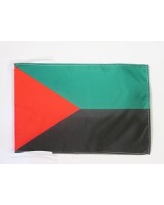 DRAPEAU MARTINIQUE INDÉPÉNDANTISTE 45x30cm - PAVILLON NATIONALISTE MARTINIQUAIS 30 x 45 cm haute qualité