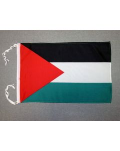 DRAPEAU PALESTINE 45x30cm - PAVILLON PALESTINIEN 30 x 45 cm haute qualité