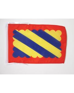 DRAPEAU NIÈVRE 45x30cm - PAVILLON DU DÉPARTEMENT NIVERNAIS 30 x 45 cm haute qualité