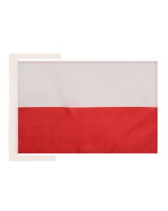 DRAPEAU POLOGNE 45x30cm - PAVILLON POLONAIS 30 x 45 cm haute qualité