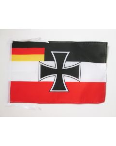 DRAPEAU FORCES ARMÉES RÉPUBLIQUE DE WEIMAR 45x30cm - PAVILLON REICH ALLEMAND 30 x 45 cm haute qualité