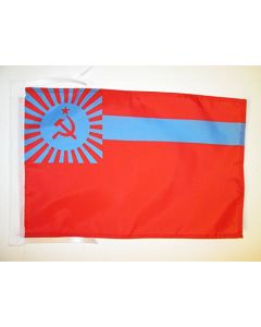 DRAPEAU RÉPUBLIQUE SOCIALISTE SOVIÉTIQUE DE GÉORGIE 1921-1991 45x30cm - PAVILLON DE LA RSSG D\'URSS 30 x 45 cm haute qualité