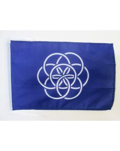 DRAPEAU HUMANITÍ? 45x30cm - PAVILLON NATURE HUMAINE 30 x 45 cm haute qualité