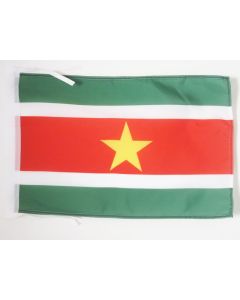 DRAPEAU SURINAME 45x30cm - PAVILLON SURINAMIEN 30 x 45 cm haute qualité
