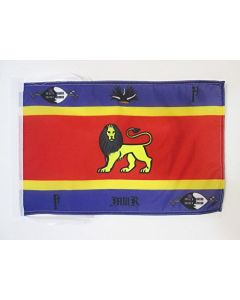 DRAPEAU ETENDARD ROYAL DU SWAZILAND 45x30cm - PAVILLON ROYAUME NGWANE 30 x 45 cm haute qualité