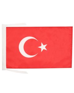 DRAPEAU TURQUIE 45x30cm - PAVILLON TURC 30 x 45 cm haute qualité