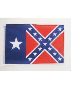 DRAPEAU TEXAS SUDISTE 45x30cm - PAVILLON TEXAN REBEL 30 x 45 cm haute qualité