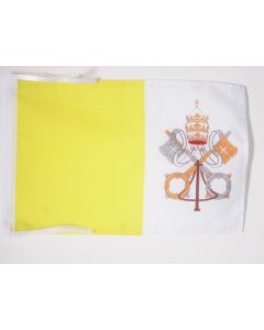 DRAPEAU VATICAN 45x30cm - PAVILLON VATICAN 30 x 45 cm haute qualité