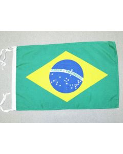 DRAPEAU BRÍ?SIL 45x30cm - PAVILLON BRÍ?SILIEN 30 x 45 cm polyester léger