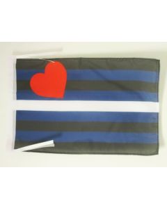 DRAPEAU ARC-EN-CIEL LEATHER 45x30cm - PAVILLON BONDAGE - SM - ARC EN CIEL - RAINBOW 30 x 45 cm haute qualité
