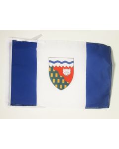 DRAPEAU TERRITOIRES DU NORD-OUEST 45x30cm - PAVILLON CANADIEN - CANADA 30 x 45 cm haute qualité