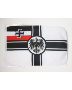 DRAPEAU ALLEMAGNE WWI 45x30cm - PAVILLON ALLEMAND DE GUERRE 30 x 45 cm haute qualité