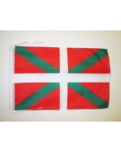 DRAPEAU PAYS BASQUE 45x30cm - PAVILLON BASQUE 30 x 45 cm haute qualité