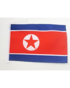 DRAPEAU CORÉE DU NORD 45x30cm - PAVILLON NORD CORÉEN 30 x 45 cm haute qualité