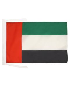 DRAPEAU EMIRATS ARABES UNIS 45x30cm - PAVILLON ÉMIRATI 30 x 45 cm haute qualité
