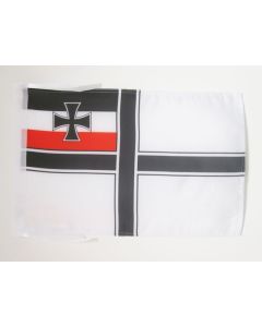 DRAPEAU ALLEMAGNE WWI SANS ÉCUSSON 45x30cm - PAVILLON ALLEMAND DE GUERRE 30 x 45 cm haute qualité