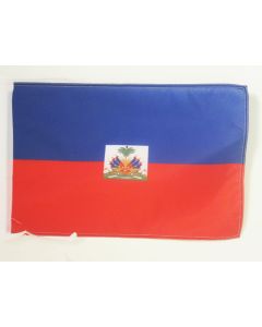 DRAPEAU HAÏTI 45x30cm - PAVILLON HAÏTIEN 30 x 45 cm haute qualité