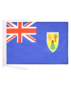 DRAPEAU ILES TURQUES-ET-CAÏQUES 45x30cm - PAVILLON ANGLAIS 30 x 45 cm haute qualité