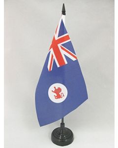 DRAPEAU DE TABLE TASMANIE 21x14cm - PETIT DRAPEAUX DE BUREAU AUSTRALIEN - AUSTRALIE 14 x 21 cm
