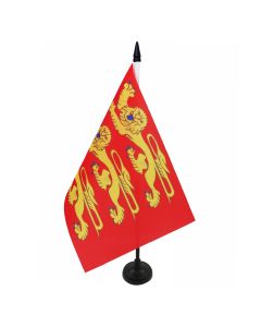DRAPEAU DE TABLE HAUTE-NORMANDIE 21x14cm - PETIT DRAPEAUX 14 x 21 cm HAUT-NORMAND - FRANCE - Bureau