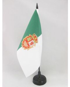 DRAPEAU DE TABLE FUERTEVENTURA 21x14cm - PETIT DRAPEAUX DE BUREAU DE FUERTEVENTURA - ILES CANARIES 14 x 21 cm