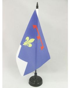 DRAPEAU DE TABLE ALPES-DE-HAUTE-PROVENCE 21x14cm - PETIT DRAPEAUX DE BUREAU DÉPARTEMENT FRANÇAIS - PACA 14 x 21 cm