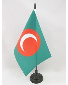 DRAPEAU DE TABLE ROYAUME DU KURDISTAN 1921-1924 21x14cm - PETIT DRAPEAUX DE BUREAU KURD 14 x 21 cm