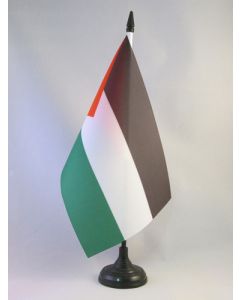 DRAPEAU DE TABLE PALESTINE 21x14cm - PETIT DRAPEAUX DE BUREAU PALESTINIEN 14 x 21 cm