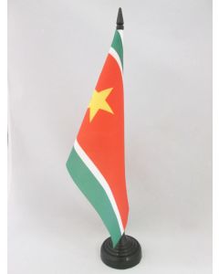 DRAPEAU DE TABLE GUADELOUPE INDÉPENDANT 21x14cm - PETIT DRAPEAUX DE BUREAU GUADELOUPÉEN INDÉPENDANTISTE 14 x 21 cm