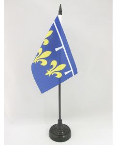 DRAPEAU DE TABLE PROVINCE ORLÉANAIS 15x10cm - PETIT DRAPEAUX DE BUREAU ORLÉANS - FRANCE 10 x 15 cm