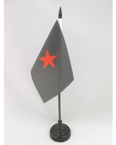DRAPEAU DE TABLE ARMÉE ZAPATISTE DE LIBÉRATION NATIONALE 15x10cm - PETIT DRAPEAUX DE BUREAU EZLN MEXIQUE 10 x 15 cm