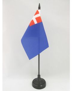DRAPEAU DE TABLE ROYAUME DE SARDAIGNE 1720-1861 15x10cm - PETIT DRAPEAUX DE BUREAU DE SARDE - PIÉMONT-SARDAIGNE 10 x 15 cm