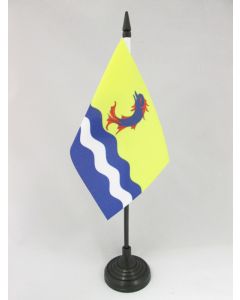 DRAPEAU DE TABLE DRÔME 15x10cm - PETIT DRAPEAUX DE BUREAU DÉPARTEMENT DROMOIS 10 x 15 cm