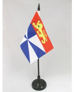 DRAPEAU DE TABLE GIRONDE 15x10cm - PETIT DRAPEAUX DE BUREAU DÉPARTEMENT GIRONDIN 10 x 15 cm
