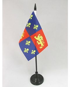 DRAPEAU DE TABLE LANDES 15x10cm - PETIT DRAPEAUX DE BUREAU DÉPARTEMENT LANDAIS 10 x 15 cm