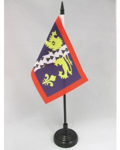 DRAPEAU DE TABLE MAYENNE 15x10cm - PETIT DRAPEAUX DE BUREAU DÉPARTEMENT MAYENNAIS 10 x 15 cm