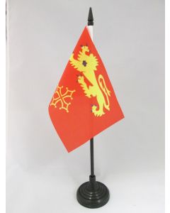 DRAPEAU DE TABLE TARN-ET-GARONNE 15x10cm - PETIT DRAPEAUX DE BUREAU DÉPARTEMENT TARN-ET-GARONNAIS 10 x 15 cm