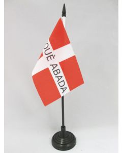 DRAPEAU DE TABLE SAVOIE INDÉPENDANTISTE 15x10cm - PETIT DRAPEAUX DE BUREAU SAVOYARD LIBRE 10 x 15 cm