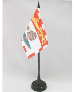 DRAPEAU DE TABLE ÎLE-DU-PRINCE-ÉDOUARD 15x10cm - PETIT DRAPEAUX DE BUREAU CANADIEN - CANADA 10 x 15 cm