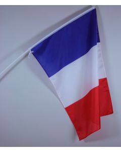 DRAPEAU FRANCE 150x90cm avec HAMPE - LOT DE 10 DRAPEAUX FRANÇAIS 90 x 150 cm