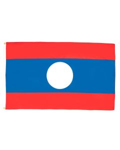DRAPEAU LAOS 90x60cm - DRAPEAU LAOSIEN 60 x 90 cm - DRAPEAUX