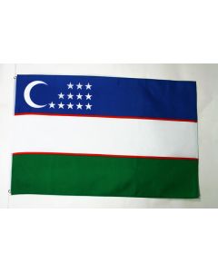 DRAPEAU OUZBÉKISTAN 90x60cm - DRAPEAU OUZBEK 60 x 90 cm - DRAPEAUX