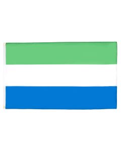 DRAPEAU SIERRA LEONE 90x60cm - DRAPEAU SIERRA-LÉONAIS 60 x 90 cm - DRAPEAUX