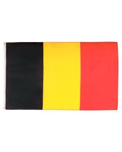DRAPEAU BELGIQUE 90x60cm - DRAPEAU BELGE 60 x 90 cm - DRAPEAUX