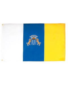 DRAPEAU CANARIES 90x60cm - DRAPEAU DE CANARIAS - ESPAGNE 60 x 90 cm - DRAPEAUX