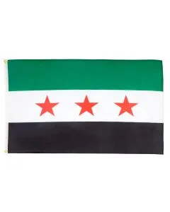 DRAPEAU SYRIE - ARMÍ?E SYRIENNE LIBRE 90x60cm - DRAPEAU SYRIEN 60 x 90 cm - DRAPEAUX