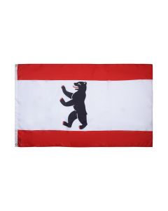 DRAPEAU BERLIN 90x60cm - DRAPEAU BERLINOIS - ALLEMAGNE 60 x 90 cm - DRAPEAUX