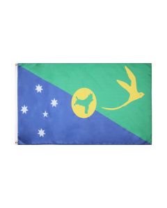 DRAPEAU ILE CHRISTMAS 90x60cm - DRAPEAU DE L\'ÎLE CHRISTMAS - AUSTRALIE 60 x 90 cm - DRAPEAUX